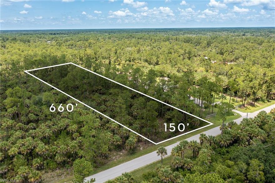 100% Upland Lot in Golden Gate Estates! Perfect Lot to build your dream home in a Quiet and Peaceful setting with Beautiful Towering Pines - Located only 8 minutes from Golden Gate Blvd and the New Shopping Center/Grocery Store... with the *potential* of easy access to I-75 in the future. Situated near the end of a quiet street with newly built homes. Enjoy the Amazing Beaches, Shopping, Dining and Opportunities Naples has to offer while living tucked away in your own Wooded Oasis. If you're looking for a Ready to Build Lot in a Private and Peaceful Setting, you've found it!