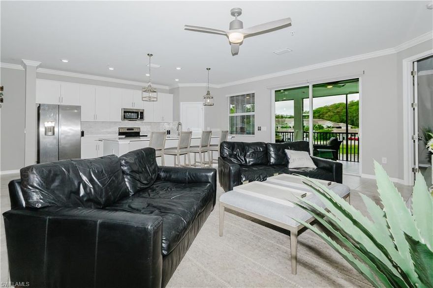 Welcome to this stunning 3-bedroom, 2-bath condo in The National Golf & Country Club in Ave Maria—where luxury meets resort-style living! this beautifully maintained residence is perfect for full-time living, a seasonal retreat, or a high-demand investment opportunity. This spacious condo features an open-concept layout filled with natural light, a modern kitchen with quality finishes, and a comfortable living area designed for both relaxation and entertaining. The split-bedroom floor plan offers privacy, while the primary suite provides a peaceful retreat. Enjoy your private screened lanai—perfect for morning coffee or unwinding after a day on the course. Ownership includes access to The National’s premier bundled golf community, featuring an 18-hole championship course and world-class amenities: resort-style pool, clubhouse, fitness center, tennis, pickleball, dining, and more. With strong rental potential and located in one of Southwest Florida’s fastest-growing communities, this is an incredible opportunity you don’t want to miss.