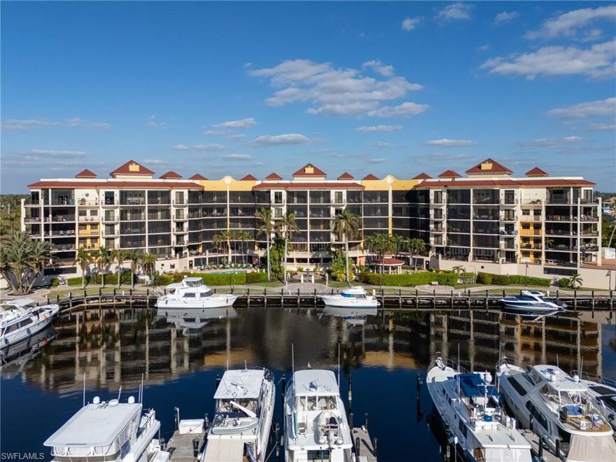 You will love living in one of the best communities in Cape Coral in this recently updated 3 bedroom, 2 bathroom condo located in the luxurious Cape Harbour Community. This unit features over 2000 square feet of living space with newer LVT flooring in the main living areas, stainless steel appliances, granite countertops, large walk-in closets, impact resistant windows, washer and dryer and a large private balcony with panoramic views of the marina. As a bonus, included with this unit are two designated parking spaces under the secured covered garage and an extra storage space so you don't have to worry about any space issues! This turnkey condo sits on the 2nd floor overlooking the marina where you can watch the boats coming and going. This is 5-star living with fantastic amenities including community heated pools and spas, a fitness center, a community center, multiple restaurants, wonderful shopping and a marina with both wet slips and dry stack and even boat rentals. On various nights you'll even be able to enjoy live music coming from the community pavilion. This stunning unit is perfectly suited as a vacation retreat, a tranquil retirement home, or a place to relish in year-round. Long term rates are also available upon request.