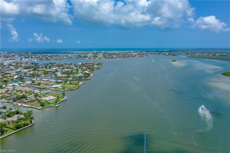 Park your yacht with the big boys on desirable A dock. Slip A-111 is 56' in length and 24' in width. Next to the Chestnut Waterway canal and the Marco River, making for a very easy exit and entrance to your slip. This is a deeded ownership slip and now with approval you can put in a lift. Marco Islands only 365-day liveaboard marina, you can enjoy all the amenities Marco Island has to offer from the comfort of your boat. This cement floating dock system is just a short distance to the private parking lot, your marina owners lounge and the full-time dock master's office, which offers a pool, showers, restrooms, washer, dryer mailboxes and ice. Your slip has 50 AMP power, cable, WI-FI, water, trash and pump-out. The full-time dock master is there to assist you if needed and will handle rentals if you want to put your slip into the rental pool for extra income when you are away. DEEP WATER, NO BRIDGES, MINUTES TO THE GULF OF AMERICA!