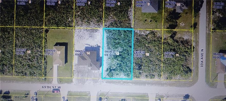 Residential Lot in Growing Lehigh Acres Neighborhood! Discover the perfect location to build your dream home. This vacant residential lot is situated in a rapidly developing area, surrounded by new homes and close to schools, shopping, and dining.
With easy access to major roadways and just a short drive to Fort Myers, this property offers both convenience and tranquility. Whether you're looking to build your ideal home or invest in the future, this lot is a fantastic opportunity!