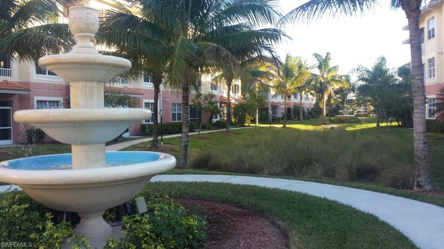 STUNNING... LUXURY GATED COMMUNITY, IS ONE OF THE CAPES BEST KEPT SECRETS!!! THIS LIKE NEW, 2007 BUILT CONDO BOASTS HIGH CEILINGS , SPACIOUS EAT IN KITCHEN 8 FOOT GLASS SLIDERS, IMPACT WINDOWS, NEWER ARCHITECTURE,   JUST UNDER 1400 SFT  OF LIVING AND IS PRICED TO SELL!! PET FRIENDLY COMMUNITY.
  EXCELLENT LOCATION IN VAN LOON COMMONS GATED AND SECURED COMPLEX NEAR TO RESTAURANTS, SHOPPING,  WATER PARKS, BOAT RAMPS, AND EASY ACCESS TO PINE ISLAND, FORT MYERS AND PUNTA GORDA! BEAUTIFULLY MAINTAINED, RESORT STYLE POOL/SPA, BARBEQUE, SUNDECK, LIBRARY, FITNESS CENTER, BUSINESS CENTER, WITH A COVERED PARKING SPACE, TILE ROOF, PRIVATE ELEVATOR , AND PRIVATE STORAGE ROOM!  THIS UNIT HAS A LOVELY SCREENED LANAI WITH SOUTHERN EXPOSURE OVERLOOKING THE COURTYARD FOUNTAIN!!BEST VALUE ON A CONDO IN CAPE CORAL , BY FAR!