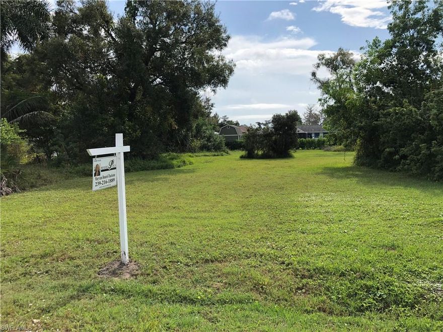 Great location in the developing East Tamiami Area! This property is ready for you to build your dream home. Lot has been approximately 90% cleared.  County Water, Sewer and Cable.  Seller has current elevation and survey.