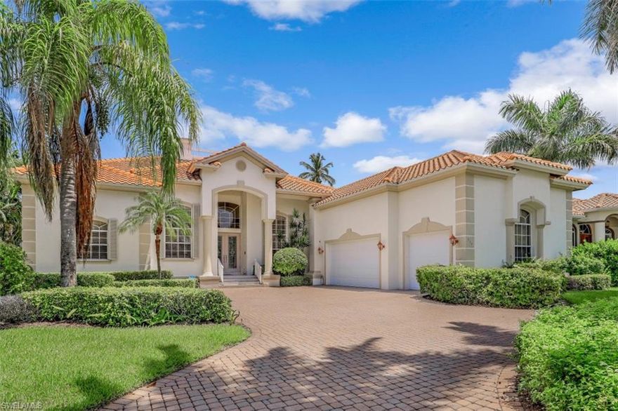 Location
-
location
! 
You can count the minutes on one hand it takes to walk to Moorings Park Private Beach. For the boater
; 
there are no bridges and you are out to the Gulf
through 
Doctor
’s
pass in five minutes. Enjoy a 
dock 
with 
a 
boat
lift and an extensive sunning deck. A circular driveway with extra parking for guests and a 
3-
car garage for yourself. Enter the home and be
wowed. 
Amenities galore
: 
either electric or manual storm shutters, plenty of extra storage, a loft storage area in the garage, whole house generator for the unexpected emergency, wine cooler, w
et 
bar, relax 
on the 
lanai or take a swim in the pool, a new roof after Irma, central vac, ceiling fans, the perfect laundry room, plus an extra washer and dryer in the garage along with an additional refrigerator, a
home 
definitely worth consideration. Hurry on this one