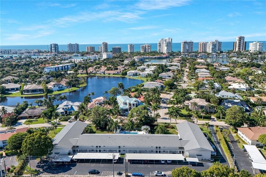 Live the Ultimate Naples Lifestyle:

Embrace the true Southwest Florida lifestyle — where every day begins with a bike ride to the beach or a stroll to nearby cafés, boutiques, and restaurants. Nestled in the heart of Park Shore, this residence places you minutes from white-sand beaches, world-class shopping, and award-winning dining, all along Naples’ most charming, tree-lined streets.

Beautifully maintained and thoughtfully designed, this home offers 1,200 square feet of air-conditioned living spacewith oversized bedrooms, a spacious living area, and an additional 200 square feet of covered lanai that seamlessly blends indoor and outdoor living. The expansive lanai, enclosed with screens and sliding glass doors, can be enjoyed year-round with one of the best courtyard and pool views in the community.

This intimate 55-plus community of just 22 residences features a sparkling pool, grilling area, covered parking, and strong reserves. The property also boasts an excellent rental history, with future bookings already in place—ideal for personal enjoyment or investment.

Residents have the option to join the members-only Park Shore Beach Association, which offers private beach parking, restrooms, and outdoor showers.

Perfectly situated between Venetian Village and Waterside Shops, you’re just steps from Fresh Market, Starbucks, Barnes & Noble, and Naples’ finest shops and restaurants.

Whether a year-round home, seasonal retreat, or proven investment, this Park Shore gem offers the perfect blend of location, lifestyle, and coastal sophistication.