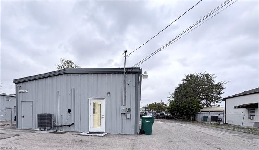 The best location in Pine Ridge Industrial Park, Renovated building, small office space, two restrooms, fully view garage door, fenced in lot,  flood zone X, easy access to Airport Rd and I75, plenty of space for parking. This industrial area is bound by Airport-Pulling Rd to the East, Pine Ridge Road to the South, and Taylor Rd to the West. The property is directly bordered by improved Industrial Development on the east and west sides and Corporation Blvd to the North. Perfect opportunity for Investment or to run your own business. CASH ONLY***