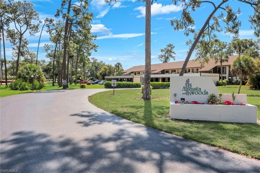 Perfectly positioned on the first floor, this 2-bedroom, 2-bath residence offers effortless living with a desirable view of a serene golf course backdrop that delivers open green space.

Step inside to a light, functional layout designed for comfort and convenience. The main living area flows seamlessly to a screened lanai, where you can enjoy morning coffee or evening sunsets overlooking the fairway—no stairs, no hassle, just easy Florida living the way it’s meant to be.

The split-bedroom floor plan provides ideal separation for guests, while the primary suite offers peaceful views and direct access to the lanai. Whether you’re hosting visitors or simply enjoying quiet time, the layout works.

Location matters—and this one nails it:
Just steps to the community pool (close enough to enjoy, far enough for peace and quiet)
Convenient access to all amenities including grocery stores, churches and 10 minutes from downtown Naples 5th Avenue and 15 minutes from Naples beaches.
Ideal for seasonal or full-time living
If you’re looking for low-maintenance living with a strong lifestyle component, this one checks the boxes—without overcomplicating things.