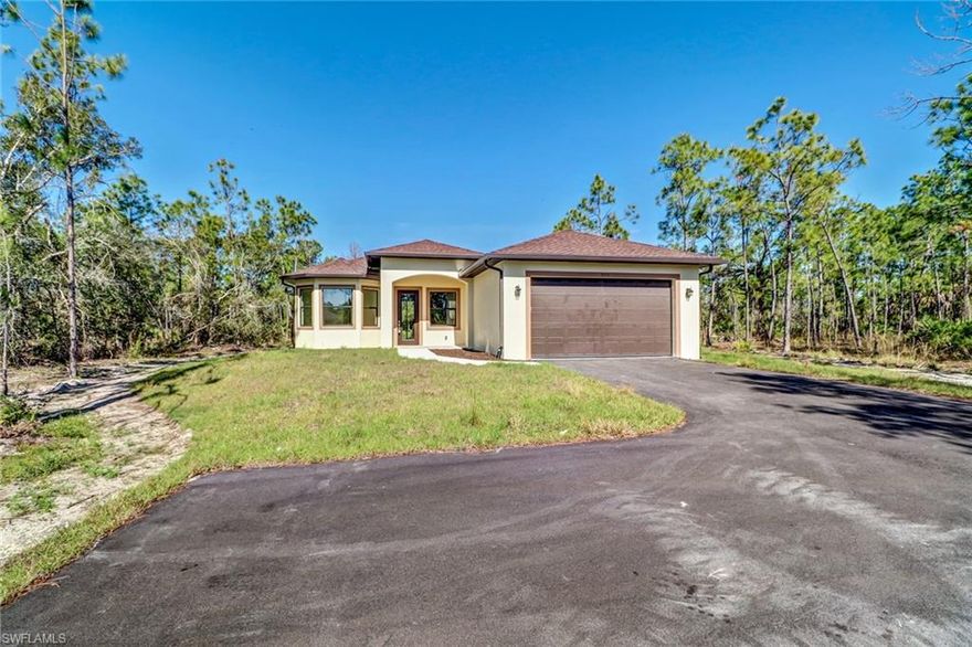 **ESTIMATED TO BE COMPLETED AROUND MAY/JUNE 2019** IMMACULATE BRAND NEW CONSTRUCTION HOME!! This stunning home's enhanced features include but are not limited too; genuine wood cabinets, stainless steel appliances, 24x24 porcelain tile, tray ceilings, large master bedroom with spacious closets, dual sinks, and a frame-less glass enclosure, spacious bedrooms, asphalt driveway, gutters, and sits on 2.50 acres giving you plenty of space to build a pool and an extra building!!! Not to mention home is in a great location 10 min away for the nearest shops, dining, and schools!!! This home will not last on the market, sweep in and make this home your dream home!