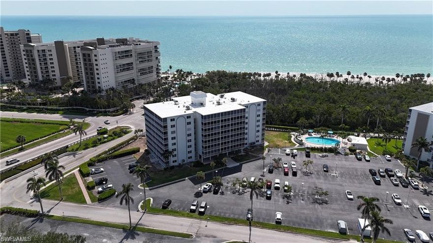 Discover the allure of Vanderbilt Towers—an inviting coastal retreat just steps from the sugar-white sands of the Gulf of Mexico. This charming one-bedroom condo offers effortless beachside living, featuring a beautifully updated kitchen with granite countertops, stainless-steel appliances, and turnkey furnishings styled with a breezy coastal flair.  After a day spent soaking up the sun at Vanderbilt Beach or unwinding by the community pool, relax on the oversized screened lanai and savor the gentle Gulf breezes. With Delnor-Wiggins State Park right next door—and LaPlaya, The Ritz-Carlton, and The Turtle Club all within an easy stroll—this location captures the very best of Naples’ beachfront lifestyle. Just minutes away, Mercato offers an array of dining, shopping, and entertainment options, making this the perfect blend of tranquility and convenience.

Vanderbilt Towers has recently completed a stunning lobby renovation, enhancing both its appeal and its investment potential.  Isn’t it time to give your beach dream an address?