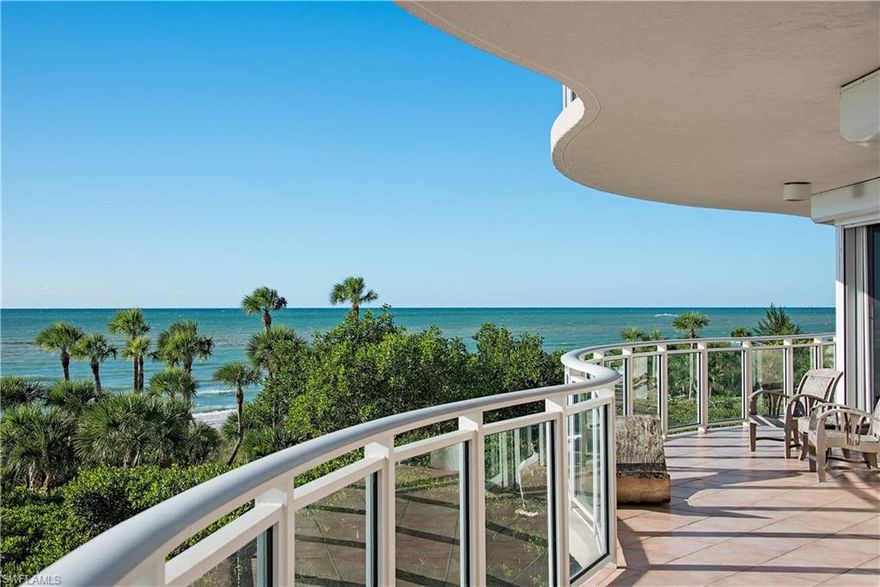Gulf breezes are waiting on the open veranda with sweeping, 180’ unparalleled views of the Gulf of Mexico from every room of the #304. The unit is situated on the very private north end of the award winning and vibrant Brighton - closest to the beach in all of exclusive Bay Colony. Natural light, airy and spacious 2 bedroom plus den with three full baths where the lapping of the waves can be seen and heard from every room. The 304 also includes a private Cabana (one of only 18 and wired for cable, WIFI and phone) steps from the pool and the private boardwalk over the mangroves to the beach. The Brighton offers exquisite surroundings and sophisticated comfortable common areas including the spacious pool, spa, private boardwalk to the beach (including towel service) and outdoor lounge area with an outdoor service bar, card room, fitness center, large elegant party room and a cozy library with a game of chess and the coffee and tea hot all day. Minutes away can be found Mercato,Artis-Naples, championship golf courses and a plethora of shopping, dining and entertainment options, Southwest Florida style.