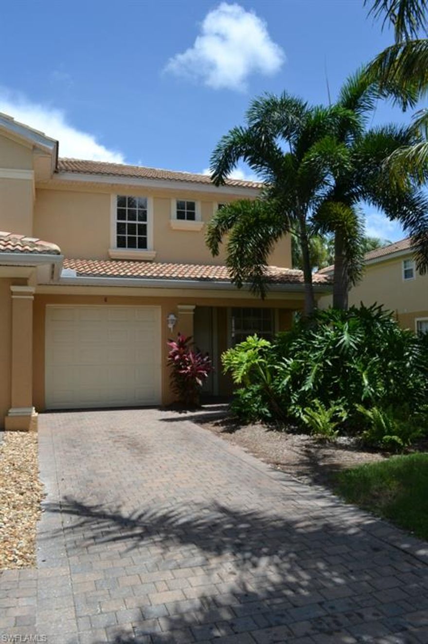 You will find ample room in this town home end-unit located in Estero's Heatherstone at Rookery Pointe community. This 3 bedroom 2 and a half bathroom unit has over 2000 square feet of living space with an attached 1-car garage. The entire town home has been freshly painted with brand new carpet throughout. Brand new range and refrigerator. Large walk-in closets in all 3 bedrooms and the laundry room upstairs! Amenities include a clubhouse, pool, tennis and basketball courts, In-line roller skating rink and a children's playground area. Close proximity to Florida Gulf Coast University, Gulf Coast Town Center, Germain Arena, Miromar Outlets, Coconut Point Mall and the RSW international airport.