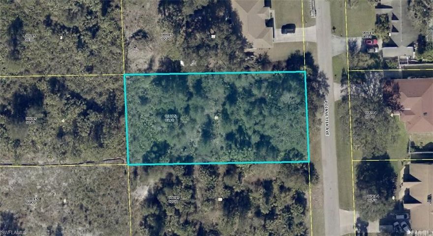 HALF ACRE lot in centrally located area of Lehigh Acres. Close proximity to shopping, restaurants, schools, parks and more. Surrounded by large custom built homes. Don't wait!! Plenty of room to build your CUSTOM DREAM HOME here today!!