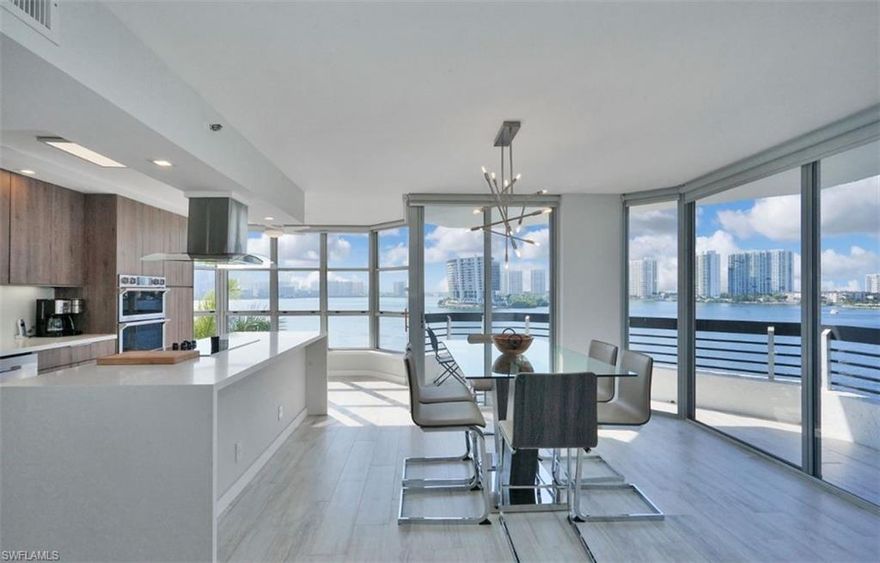 BREATHTAKING AND STUNNING CORNER UNIT WITH WATER VIEWS TO THE SOUTH,EAST,WEST. COMPLETELY REDONE WITH HIGH END FINISHES,NO EXPENSE WAS SPARED. WRAP AROUND BALCONY WHERE YOU WILL BE ABLE TO SIT OUTSIDE WITH YOUR REFRESHING DRINK AND ESCAPE TO AN ABYSS OF THE INTERCOASTAL WATER VIEWS. THE MASTER BEDROOM BATH IS THE ABSOLUTE ESSENCE OF “SPA RETREAT”WITH DESIGNER WALK-IN SHOWER,SEAMLESS GLASS DOORS. THIS IS THE YOU WAITED FOR.ALL VIEWS OF WATER,SOUTH,WEST,EAST..BEST “01”LINES.
PETS UP TO 20LBS ARE ALLOWED,AND NO RENTING FOR 1ST YEAR. 24HR GATED,ROOFTOP SUNNING DECK & 
TENNIS COURTS,CLOSE TO AVENTURA SHOPPING,ON SITE MARINA,BEACH,HOSPITALS,RESTAURANTS.
CALL LISTING AGENT STEVEN DEFINA AT 917-763-4591 FOR SHOWINGS,SHORT NOTICE OK