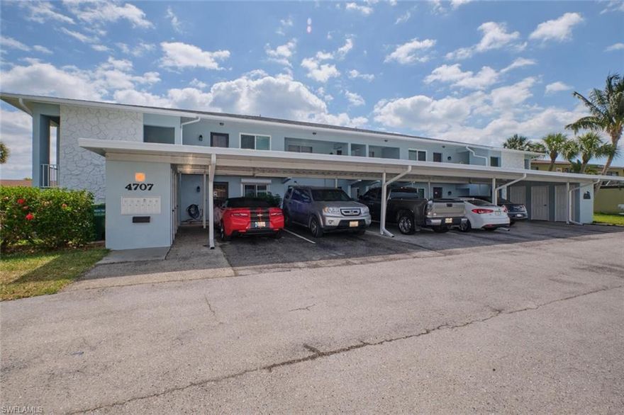 BEST VALUE for a spectacular GULF ACCESS WIDE BASIN VIEW on the RUBICON Canal—one of the most desirable waterfront settings in Cape Coral. This FIRST-FLOOR 2 Bedroom + DEN delivers GULF ACCESS boating, a prime downtown location, and a water view that truly stands out. The bright open layout showcases NEW luxury vinyl flooring in the living areas and bedroom, crown molding, and stylish NEW wainscoting on freshly painted walls. Major updates include a NEW ROOF, NEW covered parking, and a freshly painted building. The UPDATED kitchen features white cabinetry, decorative backsplash, tile flooring, raised ceiling detail, and a BUILT-IN coffee/bar station with wine refrigerator—ideal for entertaining. Sliding glass doors lead to a spacious screened lanai overlooking the heated pool and expansive canal basin, creating seamless indoor-outdoor living. The split-bedroom floor plan offers privacy, with bedrooms on separate hallways. The primary suite features crown molding, lanai access, and a private bath with separate sink area, plus an additional sink area in the guest bath. The den/flex space works perfectly as an office, media room, or guest overflow. A full interior laundry room, multiple closets, and exterior storage provide everyday convenience. The lanai includes roll-down shutters for protection and privacy—perfect for relaxing and watching boats pass by. Added value includes an impact-rated entry door and BRAND NEW hurricane windows in process, offering storm protection and potential insurance savings. This well-maintained community offers Gulf access, a heated waterfront pool, seawall, and community dock. Covered parking and storage are just steps from your front door, with a charming garden area out front for plants or seating. Located in the heart of Downtown Cape Coral, you’re within walking distance to waterfront dining, coffee shops, boutiques, live music, farmers markets, and festivals, with the revitalized Bimini Basin and The Cove at 47th continuing to drive demand. Wide basin views, Gulf access, downtown lifestyle, and first-floor convenience—this is waterfront living done right.