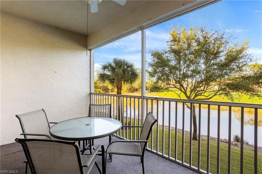 This magnificent 2 Bedroom 2 Bathroom MOVE-IN Ready condo is located in the prestigious Bundled Golf Community of Forest Glen in Naples and comes FULLY FURNISHED. It features bright Western views of the 3rd Fairway as well as long lake views... perfect for relaxing after a long day and watching the sunset while enjoying your favorite beverage. When you aren't playing 18 holes with your friends on Forest Glen's EXTRAORDINARY Arthur Hills designed championship course you can enjoy the rest of the amazing amenities Forest Glen has to offer including Tennis, Pickleball, Resort Swimming Pool, State of the Art Fitness Center, Fine Dining at Clubhouse, Bike & Jogging Paths, and Outdoor Grilling Area.
Located only 15 minutes from the shops & restaurants of downtown and the sugar sand beaches of Naples this condo has it all! Don't miss out on this ideal Southwest Florida Golf retreat....