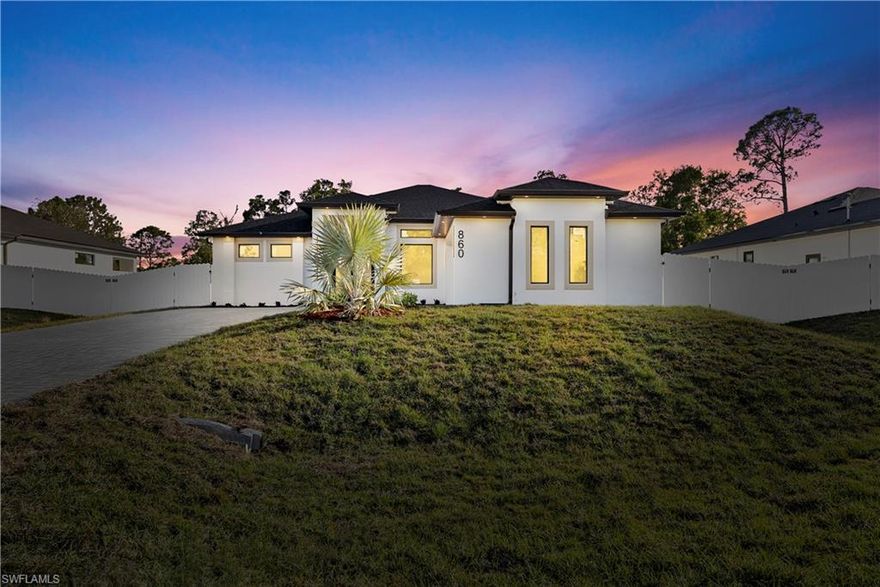 Brand-New Construction | 3 Bedrooms + Den | 3 Full Bathrooms | Fully Fenced | Over 1,900 Sq Ft | Near SR 82

If you’ve been searching for a new construction home in Lehigh Acres with space, flexibility, and a prime location near State Road 82, this one deserves a closer look.

Offering over 1,900 square feet of living space, this thoughtfully designed 3-bedroom, 3-bathroom home plus a den delivers a layout that today’s buyers are actively looking for. The fully fenced yard adds privacy and functionality — perfect for pets, entertaining, or simply enjoying your own outdoor space.

Inside, the open-concept floor plan connects the living, dining, and kitchen areas seamlessly, creating a bright and inviting atmosphere ideal for everyday living and hosting. The kitchen offers modern finishes, ample cabinetry, and a layout that feels both stylish and practical.

What truly sets this home apart is the bedroom configuration. Two bedrooms feature their own private full bathrooms, including one with a separate exterior entrance — ideal for guests, extended family, or multigenerational living while still maintaining privacy and independence.

The primary suite serves as a true retreat, featuring a spacious layout and a spa-inspired bathroom with contemporary finishes that elevate daily comfort. The additional den provides flexible space for a home office, gym, media room, or playroom.

Located just minutes from State Road 82, this home offers quick access to Fort Myers, shopping, dining, schools, and major commuter routes — making it a smart option for both convenience and long-term value.

If you're looking for a move-in-ready new construction home near SR 82 with multiple en-suite bedrooms and a fenced yard, this property checks the boxes.