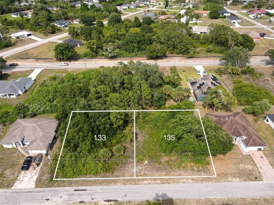 Excellent opportunity for builders and investors in the growing Twin Lakes Estates area of Lehigh Acres. This uncleared lot at 135 Beckley St offers a blank slate for new construction in a developing residential neighborhood with ongoing growth.

Situated in a quiet area with convenient access to major roads, the property is just minutes from shopping, dining, schools, and everyday amenities, making it a practical location for future homeowners.

Bonus opportunity: The adjacent lot at 133 Beckley Dr is also available, allowing for the potential to acquire side-by-side parcels—ideal for a larger build, spec home strategy, or portfolio expansion.

With continued development in the surrounding area, this property presents strong potential for those looking to build now or hold for future appreciation.