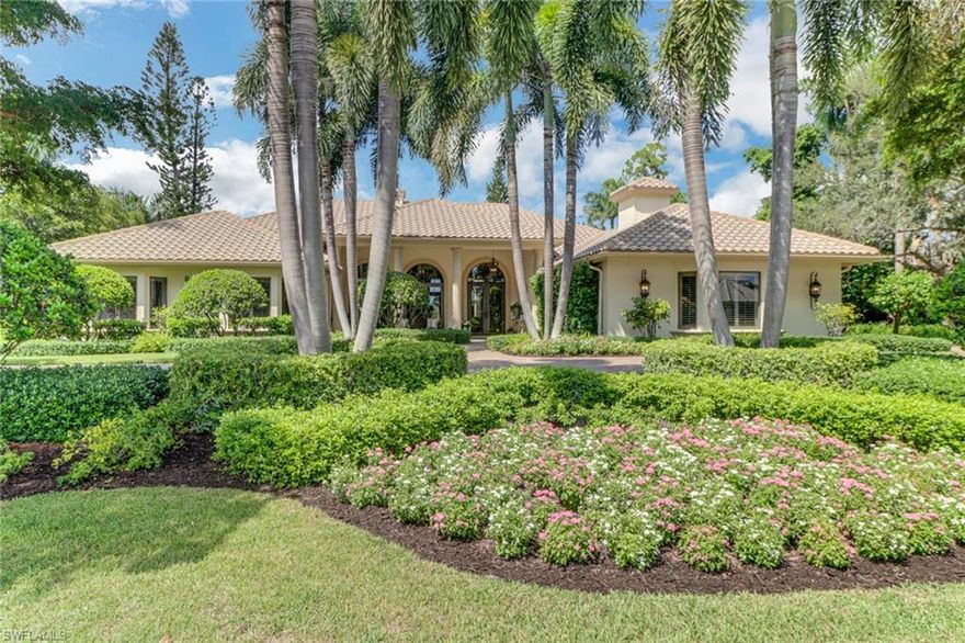 A Haven of Timeless Elegance!  This opulent residence transports you to the heart of architectural excellence.  Wrapped in warm hues and meticulous craftsmanship, every facet of this home is a testament to the blend of modern luxury and Old-World charm and wrapped nicely in full hurricane protection.  Indulge in the epitome of luxury living with spacious bedrooms and opulent spa-like full baths.  From the inside out, you will step into a resort-style outdoor oasis, a haven of leisure and entertainment seamlessly integrated into the lush landscape.  A glistening pool beckons for a refreshing dip, surrounded by the impeccable gardens and al fresco lounging areas, providing a retreat that rivals the most exclusive of resorts.  As the sun sets, the ambiance transforms, evoking a magical atmosphere under the Mediterranean-inspired pergola with private spa and twinkling stars.  Every day spent here is a special testament to the grandeur of life.