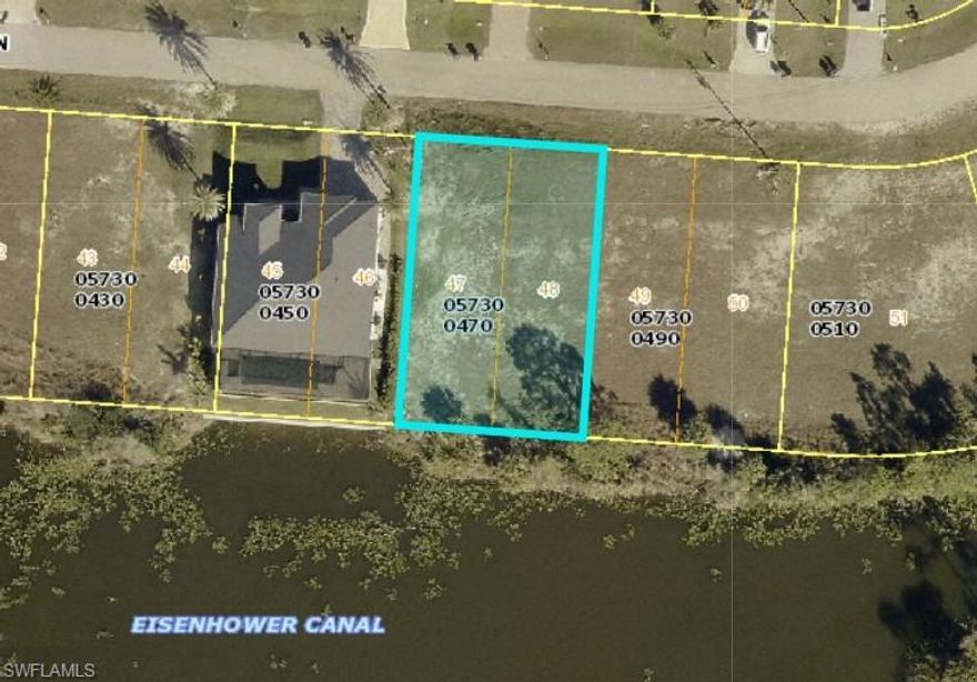 Discover an exceptional opportunity to own a waterfront homesite in one of Cape Coral’s fast growing northeast neighborhoods, perfectly positioned to capture serene water views and a sense of openness rarely found in standard lots. This property provides the ideal setting to design and build a custom home that maximizes both privacy and scenery, with a location that enhances natural light, gentle breezes and overall visual appeal. Enjoy peaceful surroundings and the calming presence of the water right from your backyard, creating the perfect backdrop for outdoor living and everyday relaxation. With no existing structures to limit your vision, this lot offers flexibility for a variety of home designs including space for a pool, spacious outdoor living area and an oversized lanai to fully embrace the Florida lifestyle. Located in an area experiencing strong growth and new construction, the property benefits from proximity to shopping, dining, schools and major roadways while still maintaining a quiet residential atmosphere. Whether you are looking to build now or invest for the future, this is a rare chance to secure a desirable waterfront property with long term upside in a city known for its extensive canal system and outdoor lifestyle appeal.