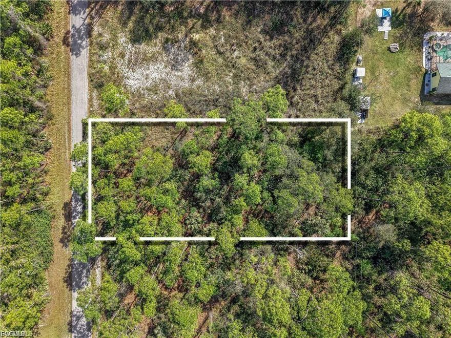 This spacious 1/2-acre lot is priced to sell and ready for you to build your dream home in beautiful Southwest Florida. With no deed restrictions and
no HOA, you have the freedom to design and build exactly as you envision. Conveniently located near top golf courses, Downtown Fort Myers, a
variety of restaurants, and excellent shopping, this property offers both privacy and accessibility. RSW Airport is just a short drive away, making
travel easy. Whether you're looking to create a full-time residence, a vacation getaway, or an investment property, this lot provides endless
possibilities.