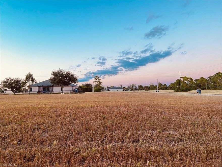 Corner lot to build your dream home.