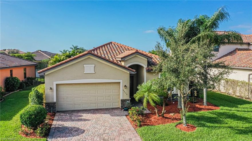 Beautiful Pool Home in The Forum Promenade West! This gorgeous 2014 home will truly impress you! Promenade West is a lovely, low fee HOA gated community conveniently located to shopping, dining, Interstate 75 for an easy commute and short ride to some of Florida's most beautiful beaches! Upon entering the home you will notice the open, split bedroom floor plan, high ceilings, crown molding, and tile in the common areas. The kitchen is spacious with granite countertops, wood cabinets, stainless appliances, breakfast bar and room for a kitchen table! The master bedroom offers plenty of room with a walk in closet and ensuite with garden tub, walk in shower, dual vanities and separate water closet. The home offers an interior laundry room as well! The exterior of the home has beautiful mature landscaping, irrigation and hurricane shutters. The brick paver pool area is truly exceptional offering plenty of room to entertain friends by your crystal clear pool or relax in your above-ground hot tub which conveys with the home! This is the Florida home you've been dreaming of! Call today to see for yourself!