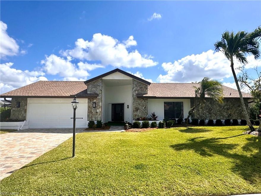 Beautifully maintained home in tranquil section of Naples with gorgeous views of course and water. Immediate Golf is included in HOA fee so bring your clubs! Home features brand new roof, exterior & interior paint, carpeting, vanities, sinks, faucets, etc. This home is move in ready and only minutes to downtown and the beaches. Gorgeous view to the golf course and lake with spectacular sunrises year round, perfect for entertaining or sitting by the pool. All appliances and mechanical systems have been updated recently and the new clubhouse has all the amenities such as fitness, tennis, dining, etc.