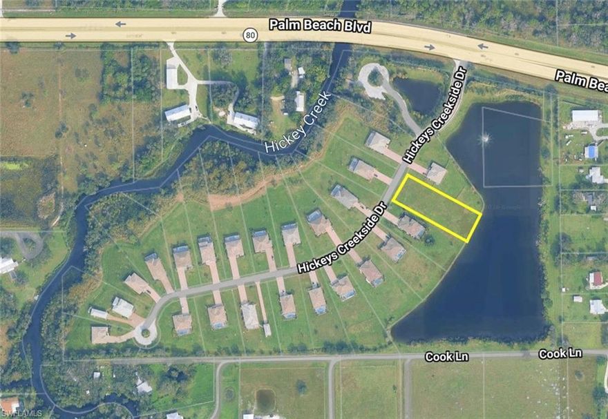 Build your dream home on this oversized 0.91-acre homesite in the gated community of Hickey Creekside, located just outside of Fort Myers in beautiful Alva, Florida! This is the only lot left! This expansive lot offers the perfect blend of privacy and space, giving you room to design the custom home you’ve always envisioned. There's plenty of room for a pool, outdoor living area, or additional garage space. Your future home will be on well water and septic, keeping utilities efficient and giving you added flexibility. Enjoy the security and exclusivity of a gated neighborhood with an HOA of only $354/month, plus one of the community’s most desirable features: a private boat launch! In less than a mile long boat ride away, you'll be on the Caloosahatchee River. Spend your days boating and fishing all right from your own neighborhood!