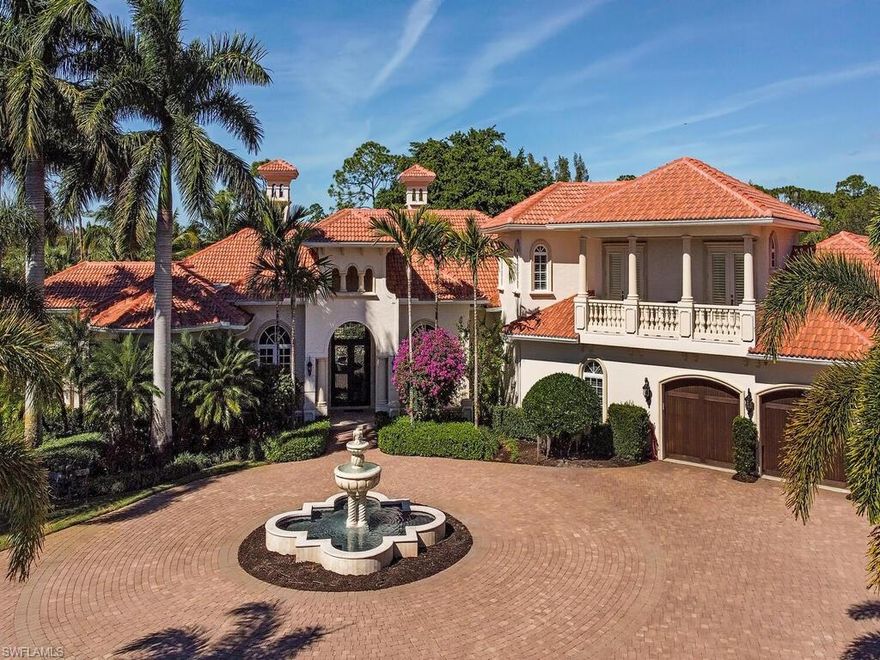 H927 Enter through the front door of this custom-built exquisite estate home on 1.6 acres and feel immediately at home. With 6,000+ sq ft of a/c living space this home is perfect for entertaining and comfortable for everyday living.  Family and friends will enjoy the 5 bedrooms, 5.5 baths, den, office, formal living and dining room. The chef of the family will be thrilled with the gourmet kitchen with top-of-line appliances and a plethora of cabinets and counter area.  Enjoy meals at the kitchen bar, eat-in-kitchen, formal dining room or lanai. Retire at night to the comfortable master suite with spa bathroom and large walk-in closet. Enjoy morning and evening beverages on the expansive 1500+ sq ft lanai. The fully equipped outdoor kitchen has a built-in grill, ice maker, refrigerator and sink.  Do not miss the SIX CAR airconditioned garage with an additional air-conditioned storage room. The list goes on and on including new tile roof, Control 4 Smart-Home Technology, a whole-home generator, impact glass throughout, electric shutters on the lanai, gas fireplaces inside and out and much more. This home will exceed your expectations and is in sought after Pine Ridge Estates.