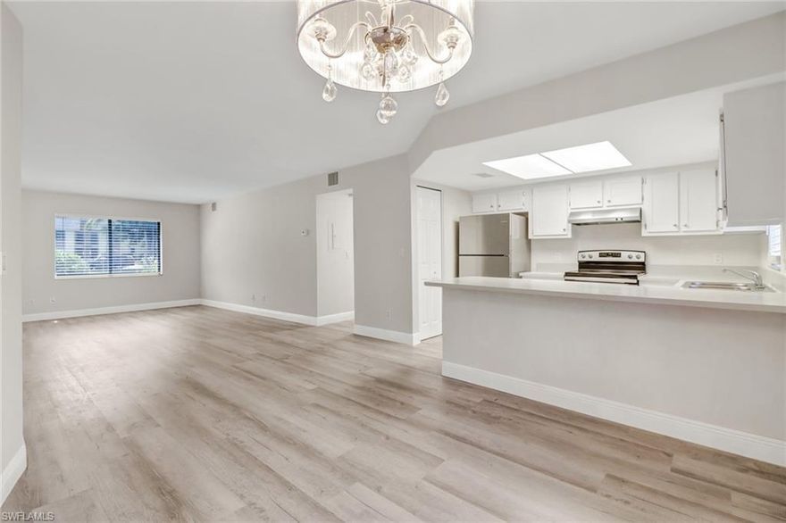 CLOSE TO DOWNTOWN 5TH AVE NAPLES......2 BEDROOM 2 BATH.........NEW APPLIANCES........ .........NEW PLANK FLOORING THROUGHOUT.........NEW BATHROOM SHOWER AND VANITY..........NEW PAINT.......NEW BLINDS......COMMUNITY POOL.......STORAGE ROOM.....READY TO MOVE IN TO.......EXCELLENT LOCATION, CLOSE TO EVERYTHING........THIS IS AN EXCELLENT OPPORTUNITY AND VALUE....DO NOT MISS.