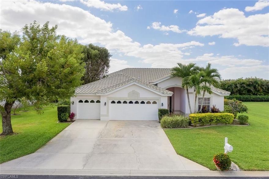 Fantastic 3car garage home available in the highly sought after gated community of Cross Creek Estates.  This 2Bed + Den has a spacious split floor plan and the den can be used as an office or third bedroom.
This well maintained home has a 2015 tile roof, vaulted ceilings, and an abundance of natural light.  The master suite features walk-in closets, dual sinks, shower & soaking tub and sliders out to your private lanai. The kitchen is nice & bright with a breakfast bar & eat-in dining area overlooking the great room.  The great room features high vaulted ceilings and glass sliders leading to your private screened in Lanai.  The lanai is spacious, overlooks the lush landscaped yard, and has electronic roll down shutters for privacy and storm protection.  Cross Creek Estates is an outstanding community with low HOA fees featuring a clubhouse with activities, heated lap pool, fitness center, bocce ball, basketball, tennis, pickle ball and pay-for-play golf at Cross Creek Country Club. This great home is centrally located close to shopping dining, airport, and beaches.  This Estates home is the perfect place to enjoy Florida's year round sunshine and relaxed lifestyle.