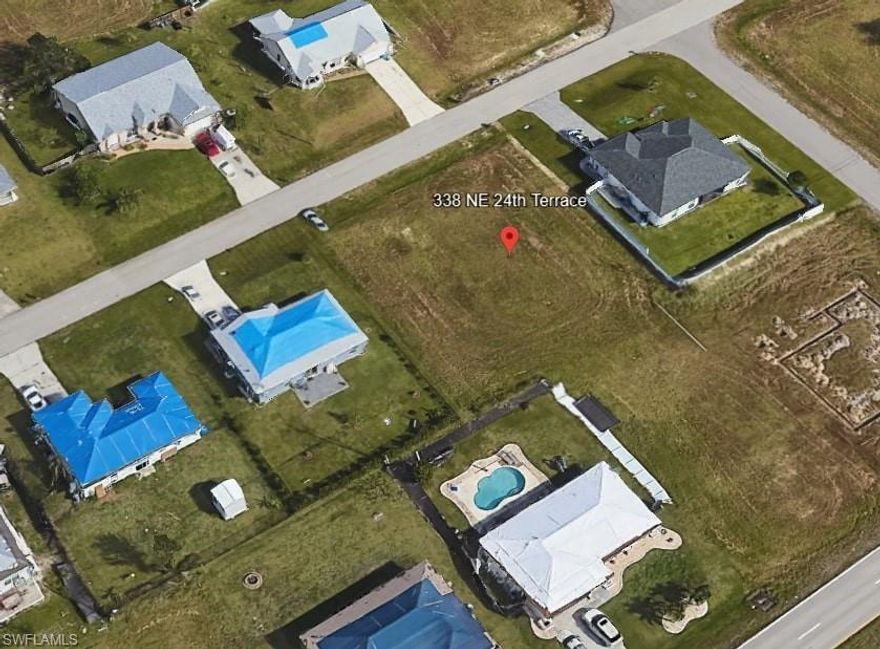 Do not miss your opportunity to own this beautiful oversized vacant lot --- Build your dreams here! A very quiet neighborhood of Cape Coral with Southern rear exposure. Ideally located with quick access to outstanding schools, healthcare, recreation, fine dining, and shopping!