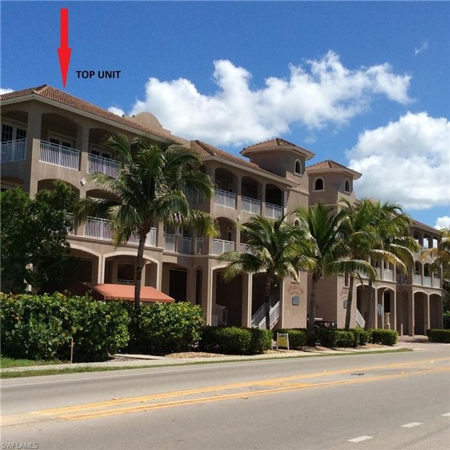 **ENJOY MAGNIFICENT DIRECT GULF VIEWS** with $50,600+ RENTAL INCOME in 2016! NEWLY REDECORATED 3/2 condo with spectacular views of the Gulf and Beach. Front of the condo is designed with 3 Sets of Glass French Doors that lead out to the huge balcony with room for you and your family's relaxation. A LARGE modern kitchen with an island which has beautiful granite counter tops and plenty of cabinets in kitchen for storage. The Living area is the open floor plan which gives you spacious living area and a separate dining room area. Master Suite has a private screened lanai, walk-in closet, and adjoining bath with Jacuzzi Tub and separate shower. All the bedrooms have their own TV's and ceiling fans. The 3rd back bedroom also has access to a private screened lanai. Other features is a large storage closet, 18 in. Tile, Crown Molding, Tray Ceilings, and under-building Parking with a locked storage space for your beach accessories. There is a heated swimming pool, beach chairs and towels. EXCELLENT conveniences! Just a short walking distance from Publix (local grocery store) a marina, dining, and the beach right across the street. Owners may have large dogs and are allowed on the beach.