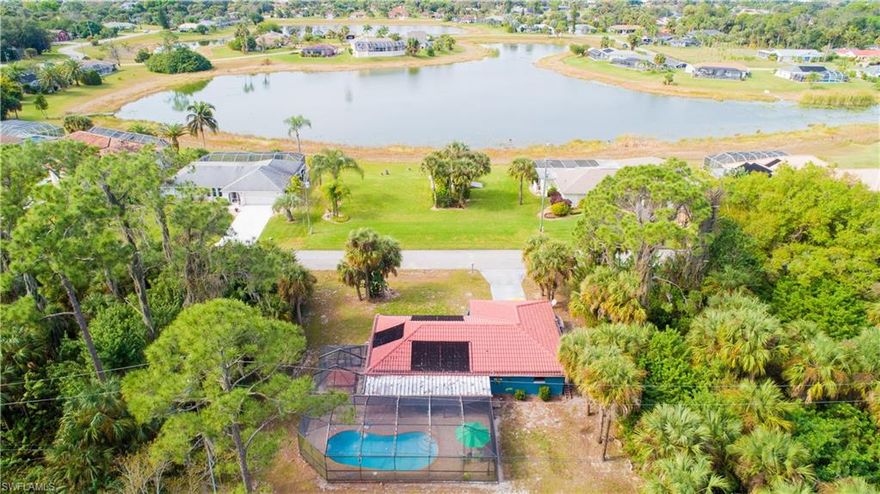 Check out one of the best pool homes available in the area. Pleasant lake view from the living room. No adjacent neighbors, nice and quiet. Great area.