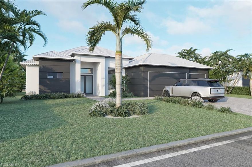 Build Your Dream Home in this Highly Desirable Cape Coral NE Neighborhood!
Ready-to-Build Vacant Residential Lot – Freshwater Canal Front with City Water & Sewer City Water & Sewer Recently installed!
Prime 0.24-acre (10,629 sq ft) residential lot at 1020 NE 1st Pl in the growing Northeast Cape Coral area. This rectangular parcel (approx. 85x125) features freshwater canal access and zoned R1-W for single-family homes, no HOA.  Seller has plans approved for a 3 car garage modern home. Buyers can use Seller's plans or design and submit their own plans to take full advantage of the canal-front location, or work with professionals to create a modern masterpiece featuring premium finishes, a pool, and garage space.
This versatile waterfront-adjacent site offers excellent potential for a custom single-family home with water views and access. 
Ideal for homeowners seeking a peaceful, growing neighborhood, builders looking for a turnkey-ready site, or investors eyeing strong appreciation in Northeast Cape Coral. Don’t miss this opportunity to own a prime piece of Florida waterfront living!
Contact today to view and make it yours!