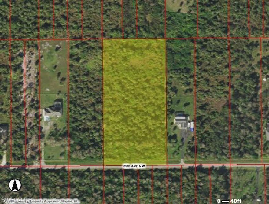 Build your dream home in a growing area of the highly desirable Golden Gate Estates! No HOA fees! 5 acres of land with Northern exposure.. So many benefits to living a lifestyle you enjoy! A recently built Publix, NCH hospital, and charter school are just minutes away. Other shopping and dining nearby include the Pebblebrook Center with several restaurants, as well as another Publix, animal hospital, banks, library, fire station, and general store and in the other direction there is Ave Maria. The community contains all you need while maintaining its small-town feel. Golden Gate Estates offers modern day living set within Florida’s natural vegetation. Zoning allows for farm animals. DEP report on file.