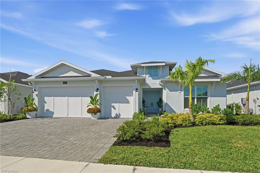 Discover an extraordinary waterfront paradise nestled in the prestigious gated community of Waterview Landing. This charming neighborhood, comprising just 96 homes on a picturesque peninsula surrounded by serene waters, is located in the beautiful Babcock Ranch.

Allow me to introduce you to the breathtaking Tamiami model from the Gateway collection by Toll Brothers. Spanning a generous 2,836 square feet, this stunning home features four spacious bedrooms and 3.5 luxurious baths, along with a roomy three-car garage. Every inch of this residence is adorned with premium upgrades that elevate your living experience, extended lanai, outdoor kitchen prep with exterior privacy wall in the lanai 
Upgraded sliding doors, 3-inch mitered quartz island in the kitchen and for your peace of mind, it comes equipped with hurricane windows, ensuring you feel safe and secure.  Babcock Ranch is not just a place to live; it’s the first solar-powered town that seamlessly blends a charming small-town atmosphere with vibrant nature, captivating skies, and modern technology. It’s no wonder it has earned a spot in the top 50 places to live in the United States!
Embrace the lifestyle you've always dreamed of in this exceptional waterfront gem!