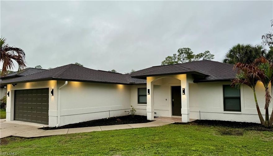 Beautifully well-maintained 3-bedroom, 2-bath home located in Golden Gate Estates with NO HOA! This property features a desirable open-concept layout and an updated kitchen with quartz countertops, custom cabinetry, and stainless steel appliances. The home is also equipped with a reverse osmosis water filtration system.
Enjoy a screened lanai and a spacious lot with plenty of room for a pool. The property also offers convenient side access to the rear, ideal for storing a boat, trailer, or additional vehicles. Roof replaced in 2018. Excellent rental or investment potential. Conveniently located less than five minutes from Randall Orangetree Plaza, Publix, restaurants, gas stations, and more. Easy access to major roadways including Immokalee Rd, and close to everything Naples has to offer.