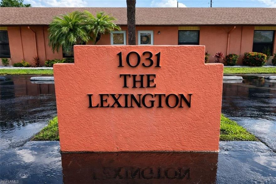 Calling all investors! Not in a Flood Zone! Great rental potential and return on investment. Located near commercial park and Cape Coral Hospital and surrounding medical facilities. This is a one bedroom one bath condo with a large living room, open kitchen with eat in countertop and large bedroom with walk-in closet and Tile floors throughout. Washer and dryer hook-up. Low condo fees include water, sewer, and trash. Hurricane window, and nicely updated interior. This opportunity will surely not last in today's market. Owner has 12 Units that are rented in this community and kicking off fantastic annual revenue. Ask listing agent for more details.