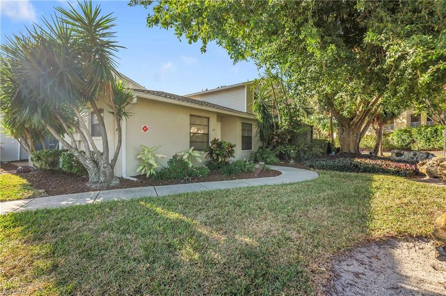 Located in Courtyards of Cape Coral South, this well-established South Cape community offers a relaxed, low-maintenance lifestyle in a central and convenient setting. Designed around landscaped courtyard spaces, the neighborhood feels open and inviting, with mature greenery and walkable common areas that encourage outdoor enjoyment year-round.

Residents appreciate the ease of condo living paired with community amenities that include a clubhouse and community pool, making it simple to socialize or unwind without leaving the neighborhood. The Courtyards’ location places you close to shopping, dining, medical services, and everyday conveniences, with quick access to major roads throughout Cape Coral.

This 2-bedroom, 2-bathroom condo with 1,019 square feet fits perfectly within the community’s easygoing lifestyle. Inside, tile flooring throughout keeps the home cool and easy to maintain, while newly renovated bathrooms and an updated kitchen add a clean, modern feel that today’s buyers are looking for. It’s a smart blend of comfort, style, and practicality—ideal for full-time residents, seasonal use, or investment ownership.

An added benefit: flood insurance is maintained by the HOA, providing peace of mind and helping simplify ownership costs. With exterior maintenance and insurance handled at the association level, owners can spend more time enjoying Southwest Florida living and less time worrying about upkeep.

Overall, the Courtyards of Cape Coral South delivers affordability, convenience, and a true sense of community—making this updated condo an excellent opportunity in the heart of Cape Coral.