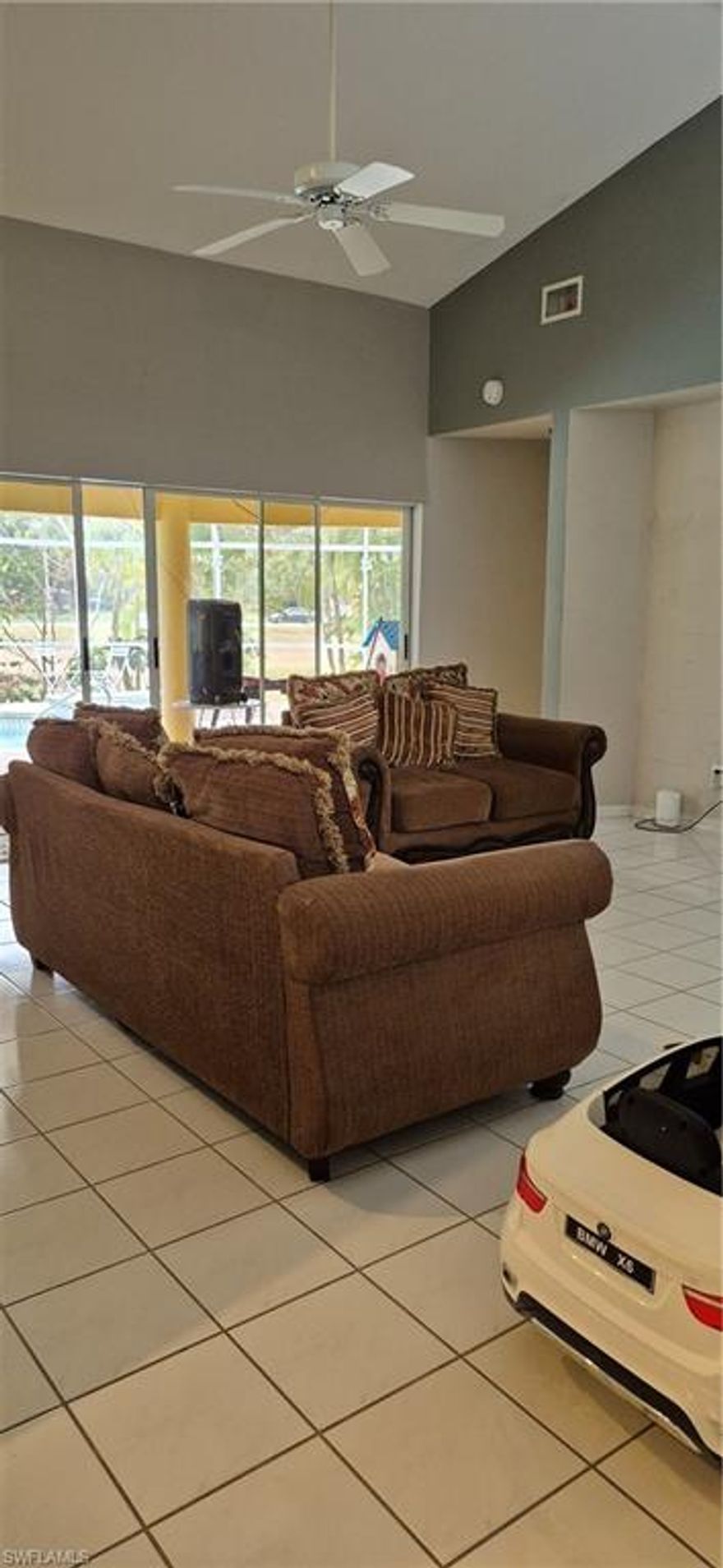 well maintained home with heated pool and Jacuzzi and beautiful backyard in very quiet neighborhood in Lehigh Acres will be available in March 2026 for it's new residence.