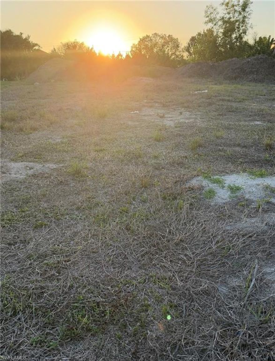 ASSESSMENTS PAID on this amazing lot in one of the most sought-after areas in all SW of Cape Coral. Opportunities like this a growing and thriving are limited. With its many restaurants, marinas, a Publix, Walgreens and a neighborhood Walmart all just minutes away. All city utilities have been installed. all that's missing is your brand-new home.