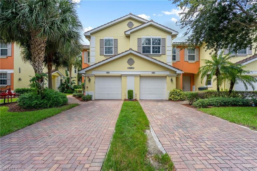 Welcome to Matera. This hidden gem of a community is one of a kind. With only 102 very well maintained units and a beautiful community pool, Matera is sure to check every box on your list. Conveniently located, Matera is perfect for anyone looking for quick access to downtown Fort Myers, Sanibel and Fort Myers beach, US41, and tons of shopping and dining. Offering 1,926 square feet of living space, a private 1 car garage, 3 bedrooms, and 2.5 bathrooms, this expansive floor plan lives like a single family home. Meticulously maintained and beautifully updated, this unit has a tastefully remodeled kitchen with white shaker cabinets and quartz countertops, new tile flooring throughout the downstairs, new carpet upstairs, and a brand new coat of paint throughout. With so much to offer this unit is move in ready. Act fast, this one won't last.