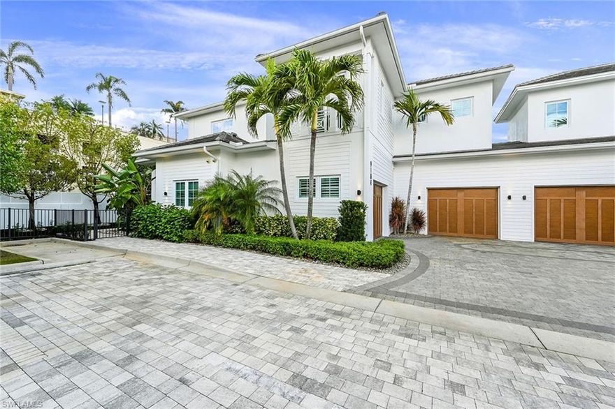 This gorgeous, well-appointed four-bedroom villa home is one of the largest villas in Mercato. Open and airy floor plan with beautiful wood floors throughout the main living area and a stunning floor-to-ceiling accent wall with fireplace. Gourmet kitchen has beautiful Taj Mahal countertops, Wolf appliances, a gas cooktop, a custom-built wine cooler with additional refrigerator drawers and an ice maker. The master suite retreat is on the main level with a luxurious bath with double vanities and a soaking tub. The second level has three spacious en-suite bedrooms and a loft with custom built-in cabinetry and sliding doors that could be a great home office. Relax and enjoy your year-round outdoor living space with a summer kitchen, fireplace and covered seating area overlooking a sparkling pool, spa and water wall feature. The pool cabana has a stack-stoned wall, morning kitchen and a full bath and could make a perfect guest suite. Enjoy all that Mercato has to offer just outside your private gated community.