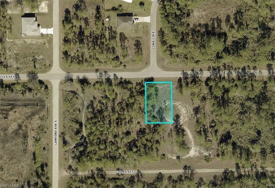 This spacious and dry lot is the perfect canvas for your dream home! It's not only one of the most affordable lots in the area but also an incredible opportunity. Lot prices are on the rise, thanks to the rapid growth of Lehigh Acres. The area is witnessing a surge in new construction projects, and you won't have to travel far for essentials like grocery stores, schools, and other conveniences. For those who love to travel, the Southwest International Airport (RSW) is just a short drive away. And there's no shortage of exciting adventures to embark on, from the beautiful Fort Myers Beach to watching the Red Sox's spring training at JetBlue Stadium or the Twins' spring training at Hammond Stadium. You'll also find a variety of activities nearby, such as Lehigh Acres Community Park North, Lehigh Acres Trailhead Park, and Lee County Manatee Park, which offers a waterfront experience with paved trails, up-close manatee encounters, an amphitheater, and kayak rentals. If you're an outdoor enthusiast, Caloosahatchee Regional Park, spanning nearly 770 acres, boasts mountain biking and hiking trails, campsites, and more.