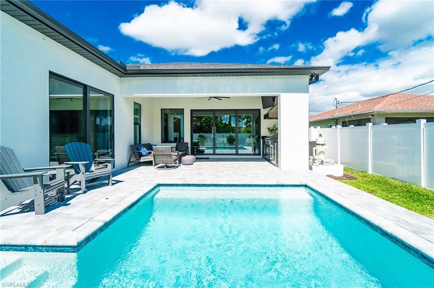 Welcome to your ultimate beach getaway in our brand-new, stunning beach house. Just a leisurely bike ride or walk from Vanderbilt Beach and the Mercato, this location perfectly marries convenience and tranquility.

Our 4-bedroom, 3-bathroom residence is designed with an emphasis on leisure and comfort. The expansive living room is a social hub, crafted with the intention of hosting memorable gatherings for family and friends. The interiors are tastefully done to reflect a warm, coastal theme. The home is fully equipped and stocked with everything you'll need; from kitchenware to beach toys and pool towels. The home sleeps 10 adults comfortably. The home also includes pool heat in the price!