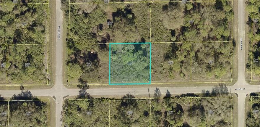 Quarter acre residential lot in Lehigh Acres, excellent opportunity to build your new home in a growing community.