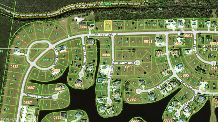 Discover this rare opportunity to purchase one, two or three contiguous lots in the quiet, sought after community of Burnt Store Lakes! This flexibility is a rarity. You have the freedom to purchase a single lot to create a cozy Florida retreat, or combine two or even all three lots to design a sprawling estate with a large garage, expansive lanai, and plenty of breathing room around you. The middle lot is to be sold with one of the side lots. Each property boasts a private and serene setting, with a natural mangrove backdrop setting the scene for quiet evenings on the back lanai. Burnt Store Lakes is a deed-restricted neighborhood with 11 peaceful lakes, scenic walking and biking paths, a family-friendly park with a playground, and picnic pavilions. Just steps from your property, you’ll also find the community kayak launch—perfect for exploring Charlotte Harbor and enjoying Florida’s natural beauty. The neighboring community of Burnt Store Marina offers two public restaurants, a public golf course, and the largest deepwater marina in SWFL. Centrally located on the Burnt Store Corridor between Punta Gorda and Cape Coral, you’ll have your choice of excellent dining and a variety of shopping options to the north or south.