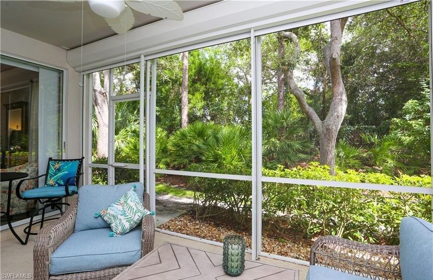 Welcome to your slice of paradise in North Naples!  This spectacular apartment is nestled within the charming community of Wilshire Lakes, The round-floor property offers a tranquil retreat with endless possibilities.  It features 2-bedroom and 2 full bath a spacious split-bedroom floorplan filled with natural light with a private screened lanai providing tranquil nature views.  Convenience meets comfort with one covered parking spot included ensuring hassle-free arrivals and departures. Meanwhile, the community amenities are second to none, with pools, tennis courts, walking paths, and a guard gate offering resort-style living at your doorstep.

Wilshire Lakes is located just 6 miles from the sugary white sands of Vanderbilt beach and is close to all North Naples has to offer, including shopping, dining, entertainment, medical facilities, many great parks.