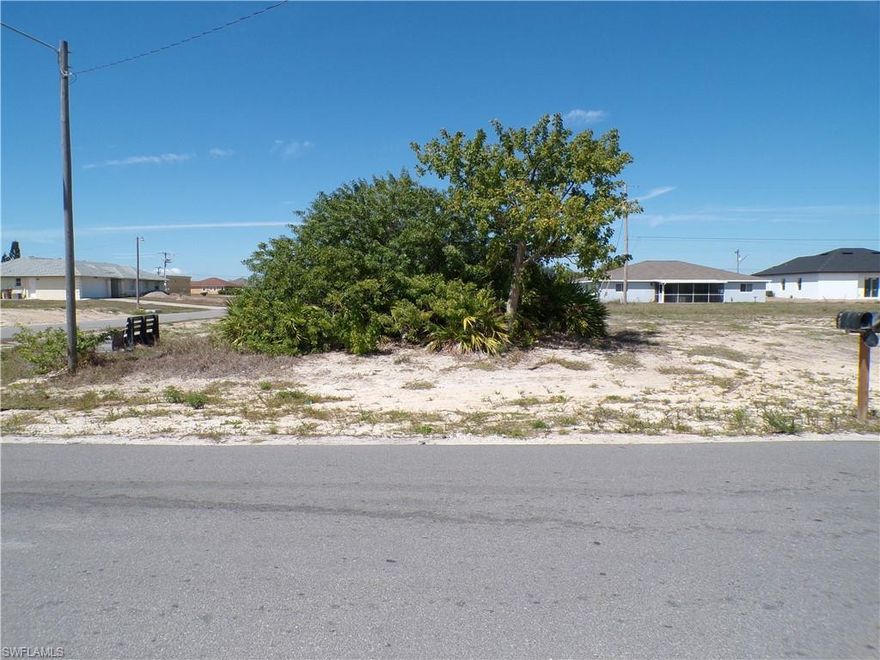 This Corner lot and adjoining lot presents a prime opportunity to develop on a multi-family lot in Cape Coral, situated within the highly sought after Flood Zone X, where flood insurance is not required.  With city water, sewer, and irrigation already in place, this property is ready for development, making it a perfect choice for investors or those looking to generate rental income.
Situated in a rapidly growing area, this lot offers convenient access to Pine Island Road, where you’ll find endless shopping, dining, and entertainment options. Just 18 miles to I-75, commuting is a breeze, while nearby attractions like Sun Splash Water Park, local golf courses, parks, and nature preserves provide plenty of recreation for residents.
The seller has 3 other lots also listed including the adjoining 825 NE 15th Lane, 1910 NE 8th Place and 1816 NE 8th Place.
Cape Coral continues to be one of Southwest Florida’s most sought after markets, offering boating access, year round outdoor activities, and a vibrant community atmosphere. Whether you’re planning to build a duplex or expand your investment portfolio, this property presents incredible potential.
Don’t miss this opportunity to secure a prime piece of Cape Coral real estate—priced to sell and ready for your vision!